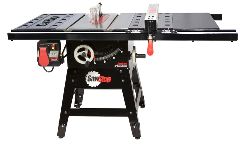 SawStop Table Saw with upgraded fence